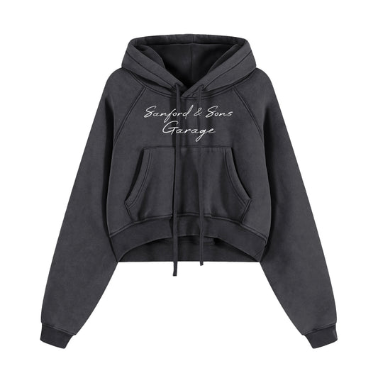 Gals - Sanford Sons Logo - Cropped Hoodie