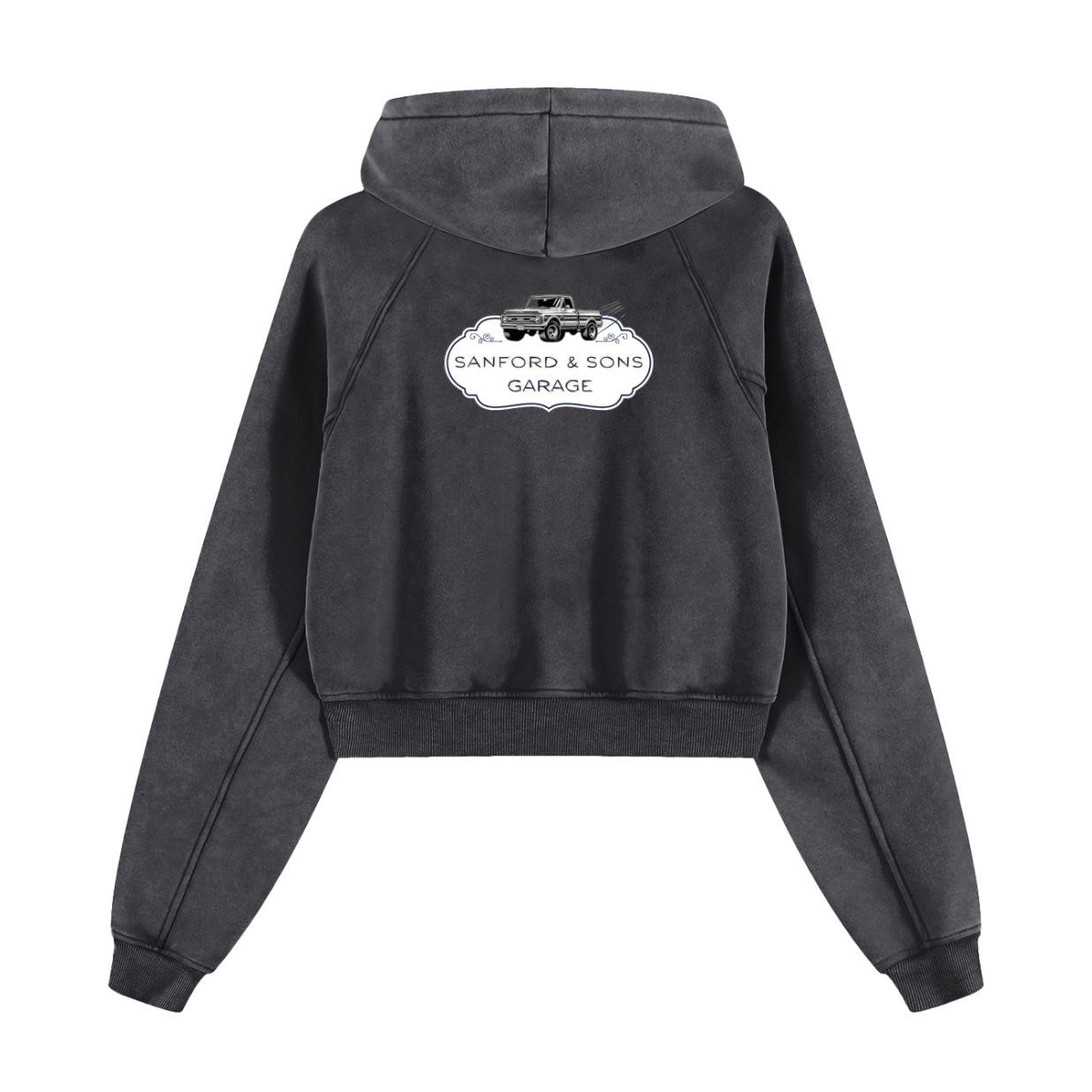 Gals - Sanford Sons Logo - Cropped Hoodie
