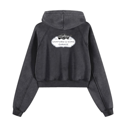 Gals - Sanford Sons Logo - Cropped Hoodie